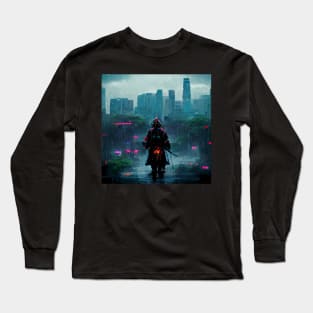 Downpour - Cyberpunk Samurai Long Sleeve T-Shirt